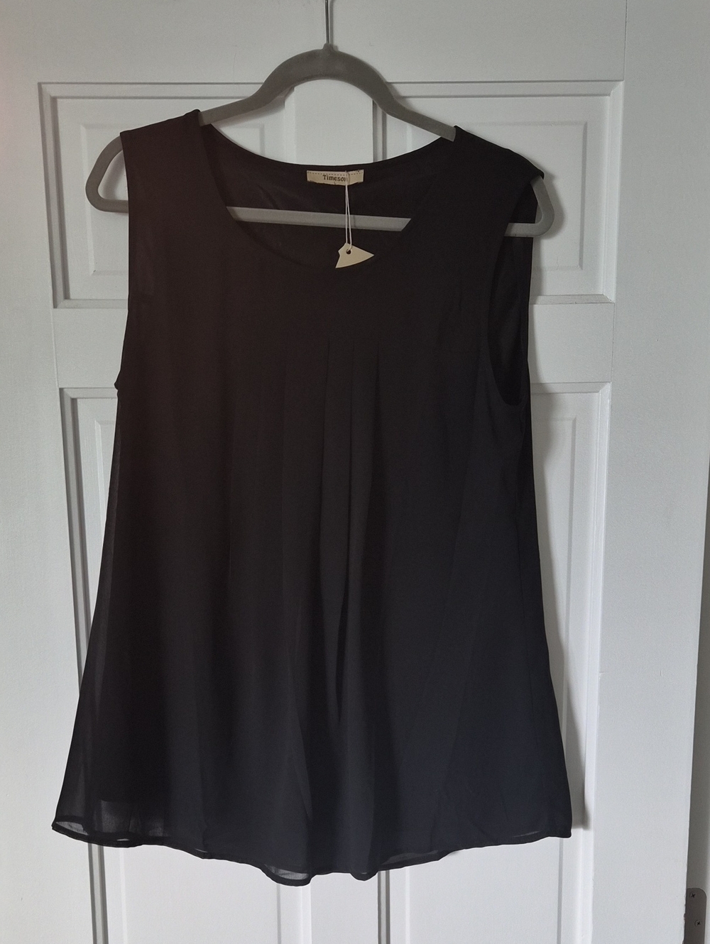 Timeless Sleeveless Black Blouse - Lightweight Women's Top
